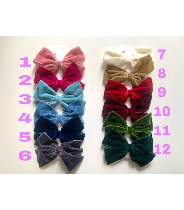 Moñita TERCIOPELO grande