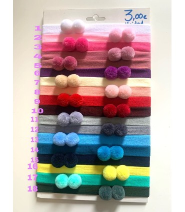 Rulo estrecho POM POM