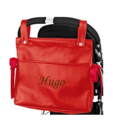 Bordado de nombre tamaño grande recomendado para bolso.