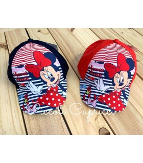 Gorritas "MINNIE" combi rojo