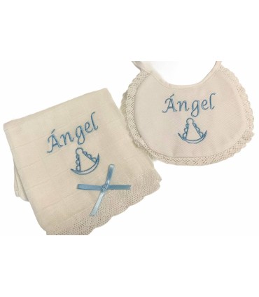 Babero piqué virgen