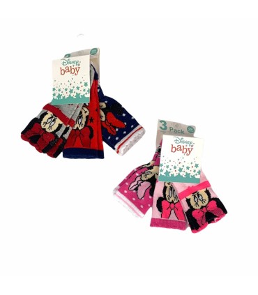 Pack tres calcetines Minnie combi