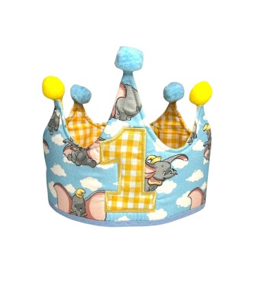 Corona cumpleaños Dumbo vichy