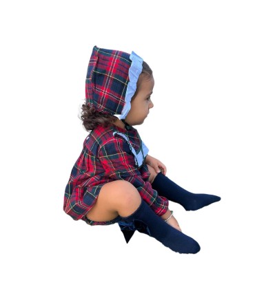 Calcetines altos lazo terciopelo