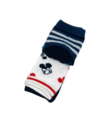 Pack tres calcetines mickey rojo