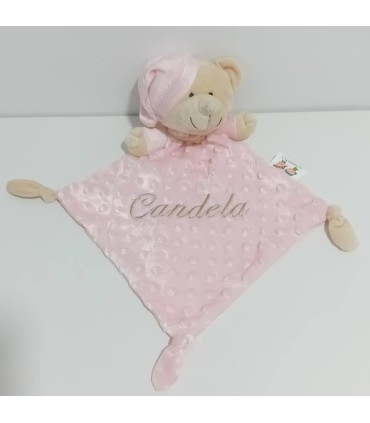 Conjunto de manta y dou dou bordado