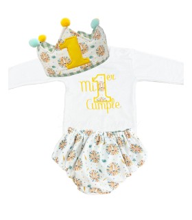Conjunto cumple 3 piezas safari